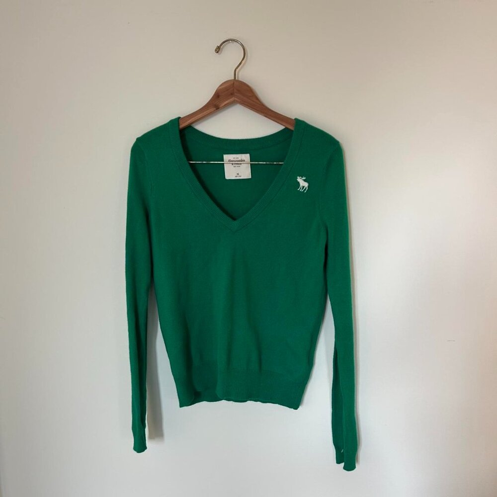 Abercrombie & Fitch Women's Green Jumper